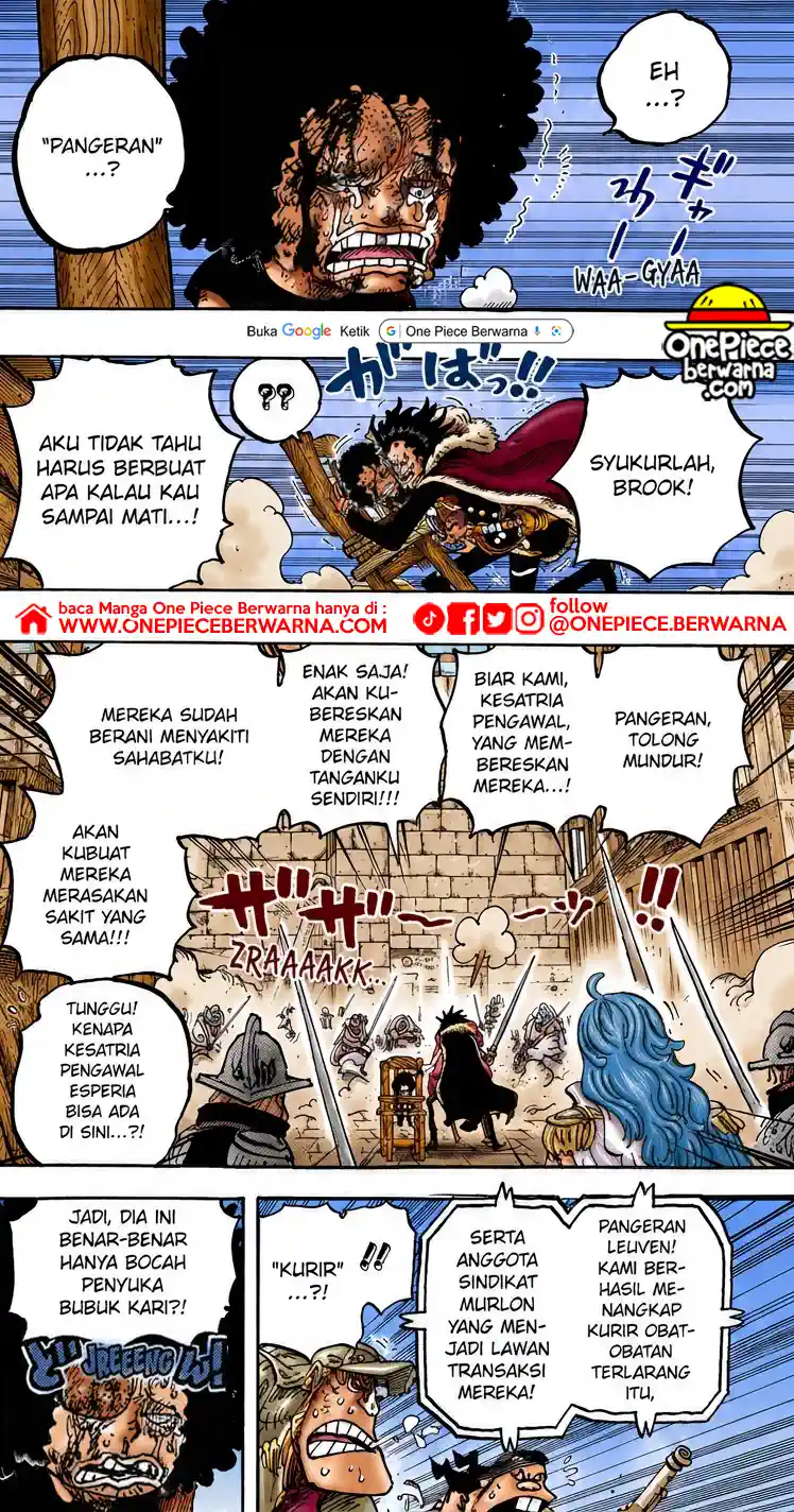 One Piece berwarna 1184 1185 1186 bahasa indonesia